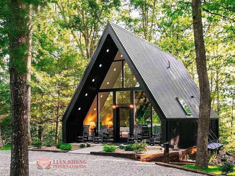 A-frame Triangle Prefab House